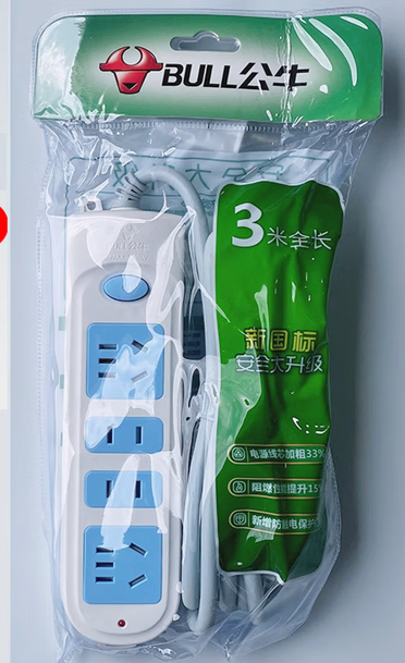 公牛（BULL） GH-607(F) 插座插排3米线-个