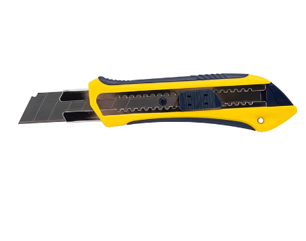 长城精工 416507 25MM橡塑柄推钮美工刀-25mm