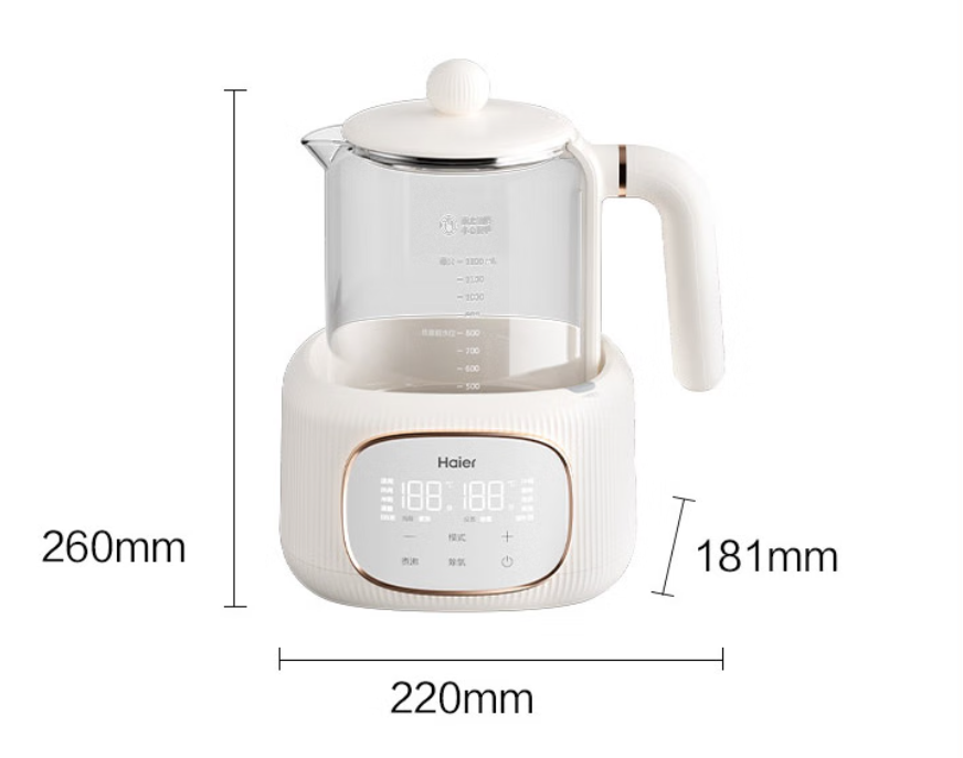 海尔 H301 家用电热水壶-个