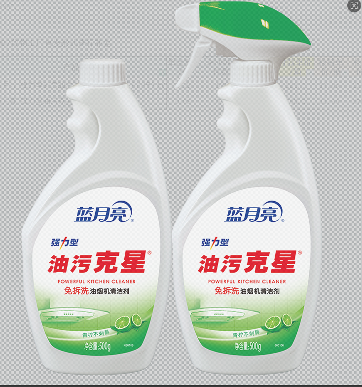 蓝月亮 油污克星 青柠香-500g+500g补充装