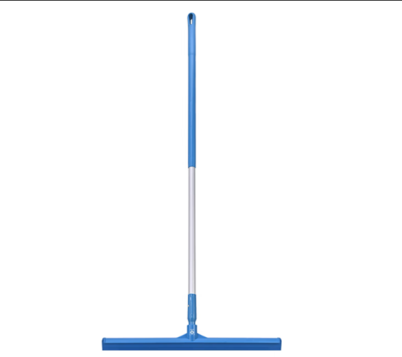 食安库 120823 高洁净单刀硅胶地刮套装含1350mm铝杆蓝色-把