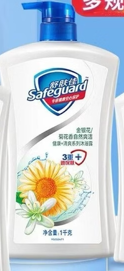 舒肤佳 滋润保湿 沐浴露（金银花/菊花）-1kg