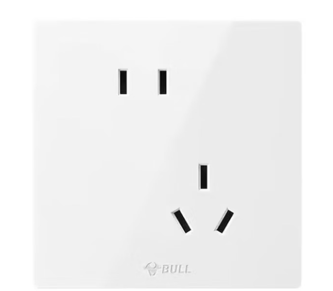 公牛（BULL） G37E204 三极+单极开关插座16A（白）-个