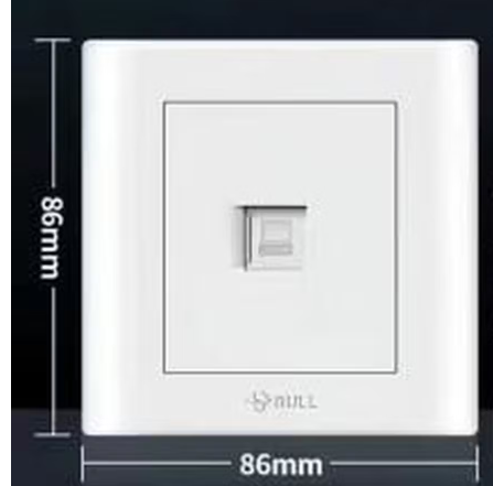 公牛（BULL） G37T102 一位电脑插座（白）-个