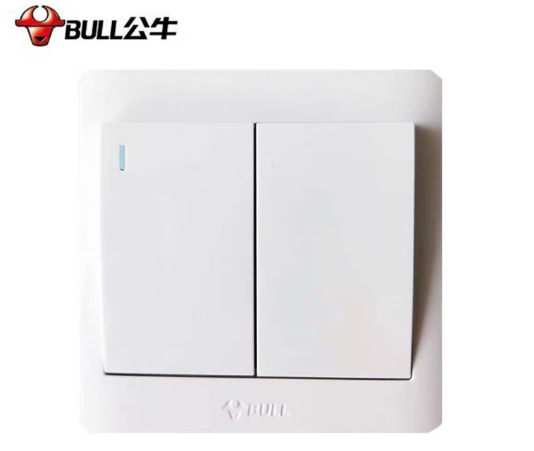 公牛（BULL） G32K212 二位双控带荧光开关（象牙白）-个