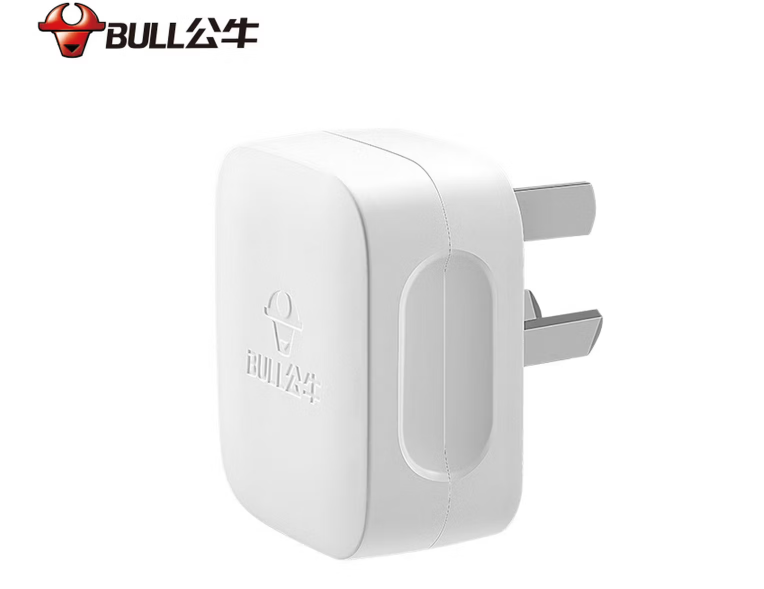 公牛（BULL） GNT-10SG 10A三插头PP白色-个