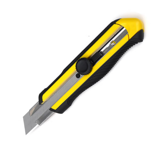 史丹利 STHT10425-8-23 DYNAGRIP旋钮双色柄美工刀-25mm