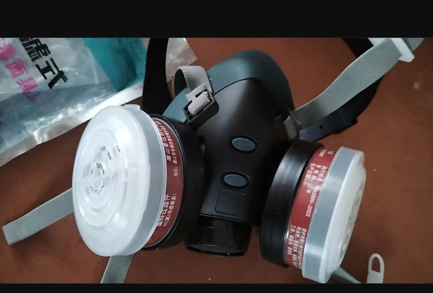 普达 417 防毒口罩-头戴式