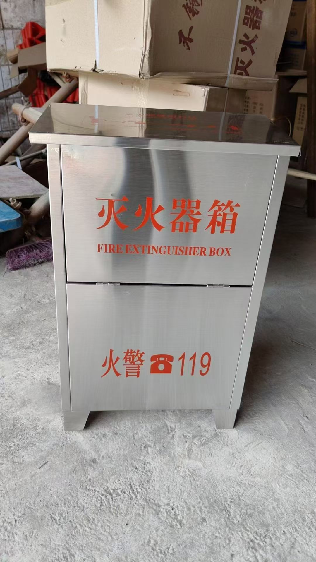 凡克 干粉灭火器箱 304不锈钢 0.6-4kg4*2-4*2  0.6