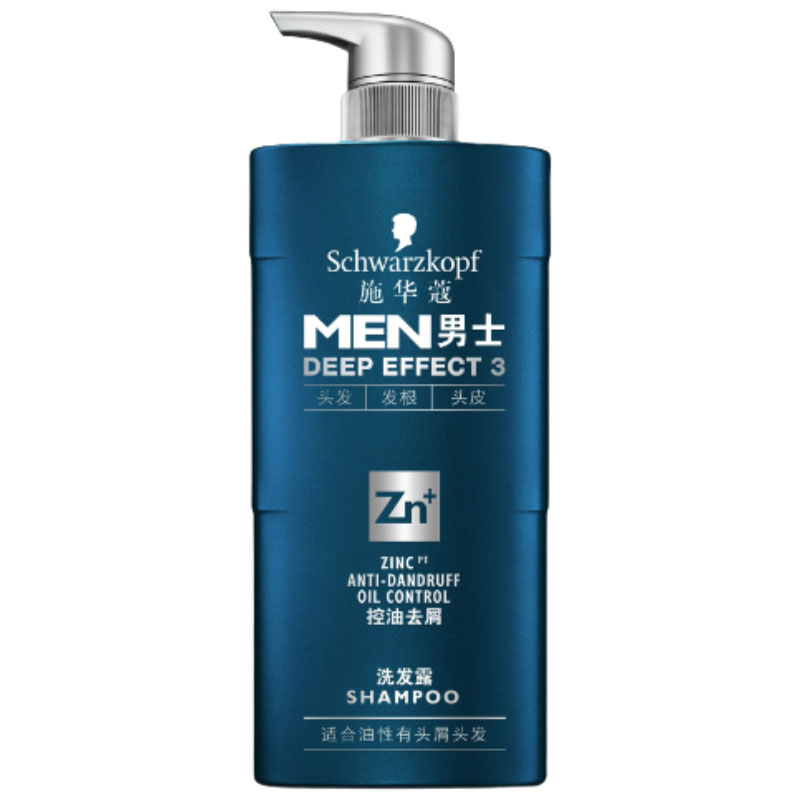 施华蔻 男士控油去屑 洗发露-450ml