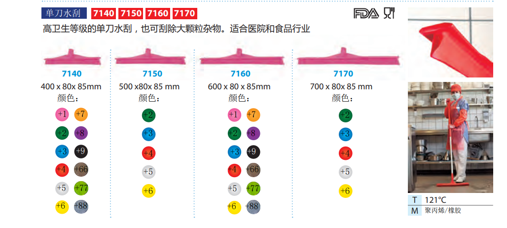 VIKAN 71604 单刀水刮600x80x85mm