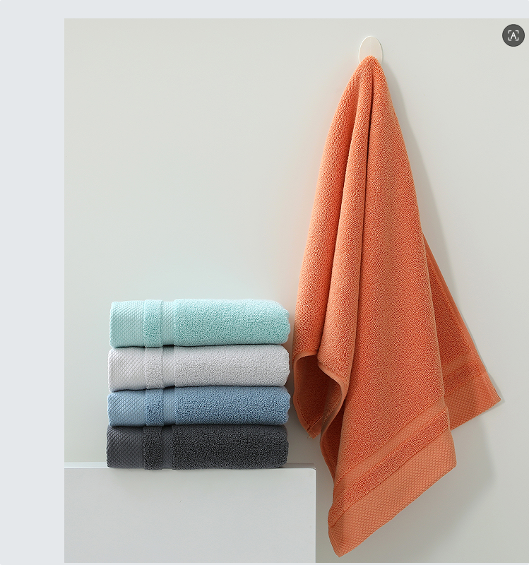  金号 01KJ0048A 纯棉毛巾35*74cm/-蓝色