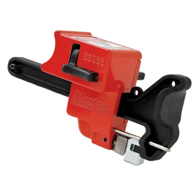 玛斯特  S3068 球阀锁具-红色