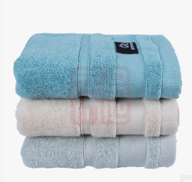 君御  LR25-01 超柔纯棉90g毛巾34cm*74cm-蓝绿色