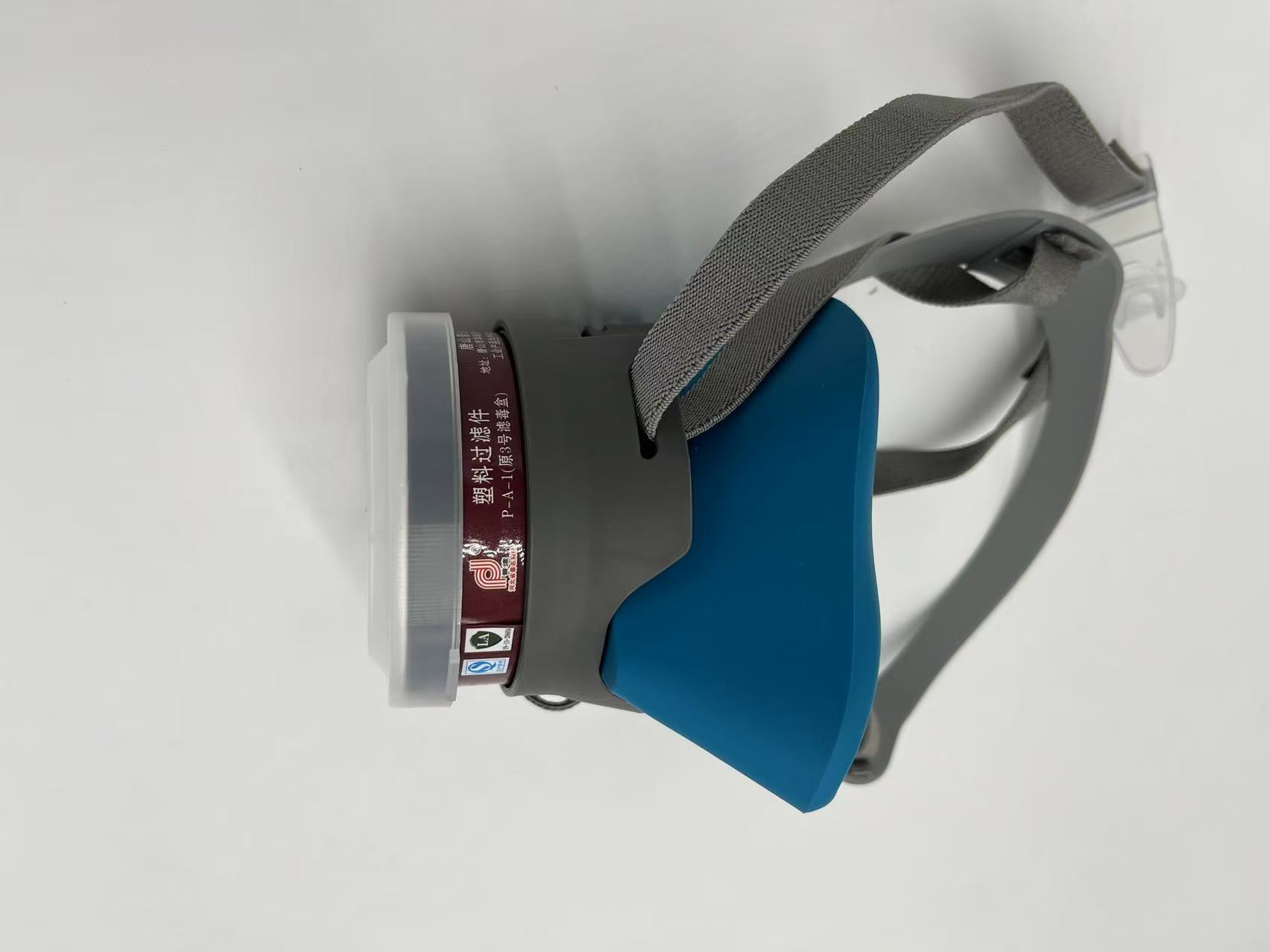 普达  416 硅胶口罩-头戴式