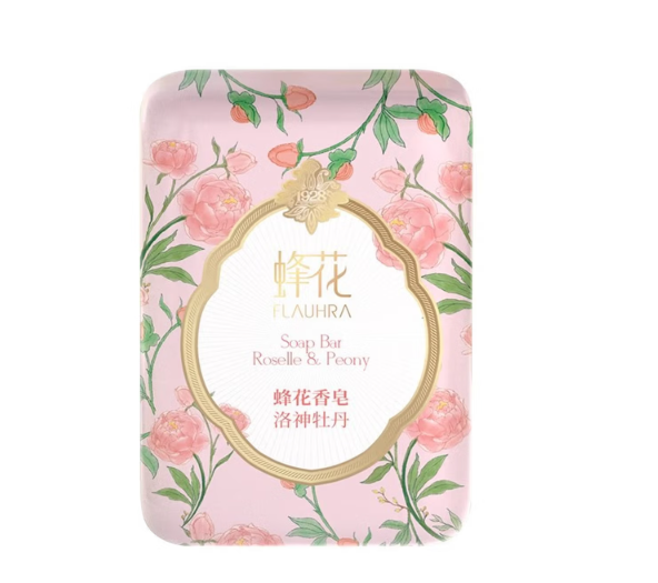 蜂花 洛神牡丹 精油香氛香皂-125g