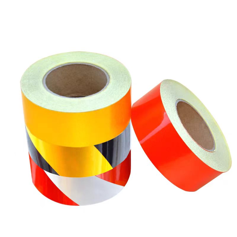 宝世安 反光膜警示胶带 5cm宽 45.7M 红色-45.7米