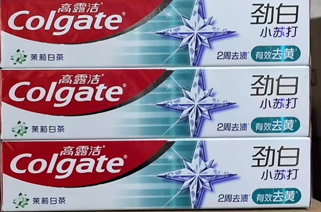 高露洁 洁劲白小苏打 茉莉白茶味牙膏-120g