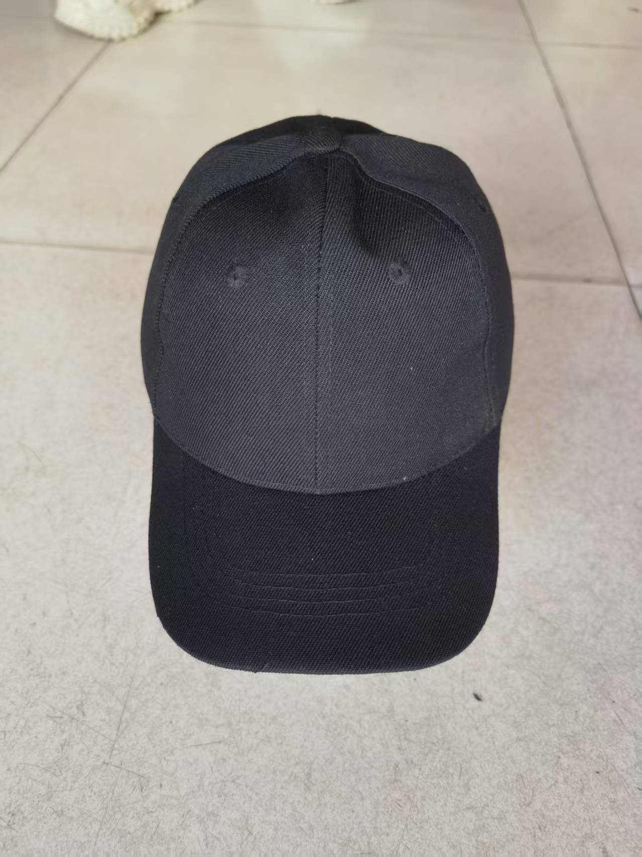 君御 纯色鸭舌帽 定制款（具体要求联系采购）-黒色