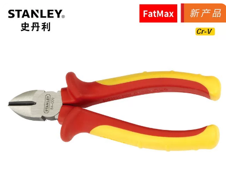 史丹利 84-009-23 FatMax绝缘窄头斜嘴钳-6寸