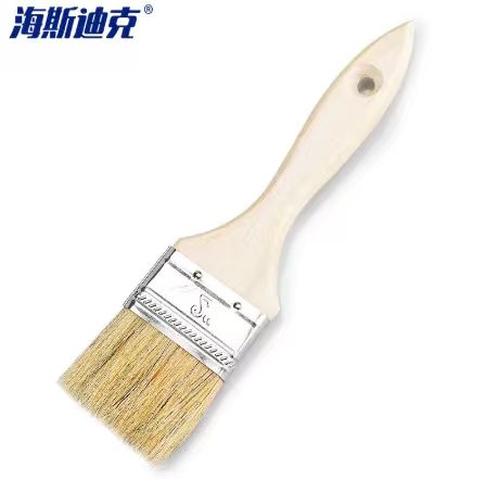 海斯迪克 HK-504 猪毛刷木把油漆刷-2寸