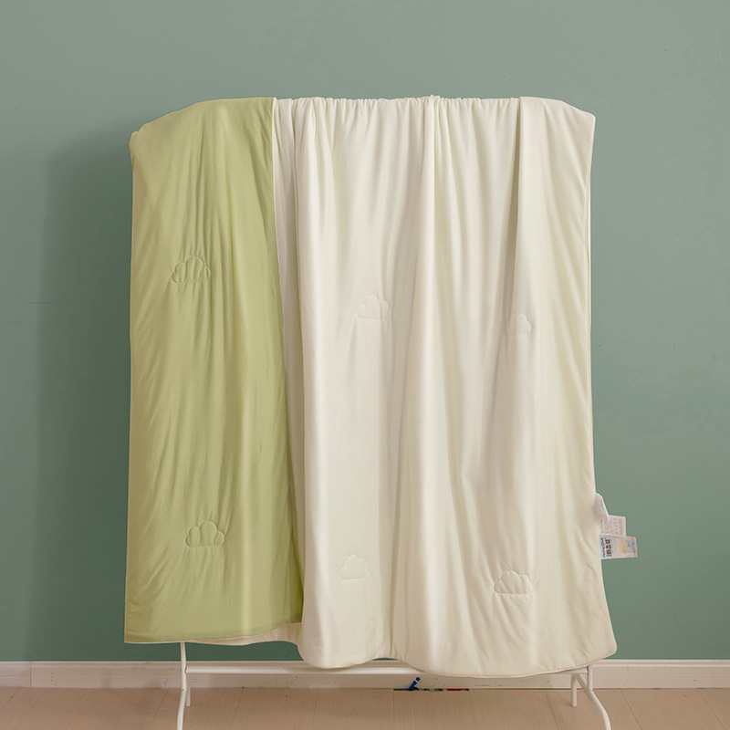  杉杉 A类抗菌冻冻被 200*230cm-绿色-套