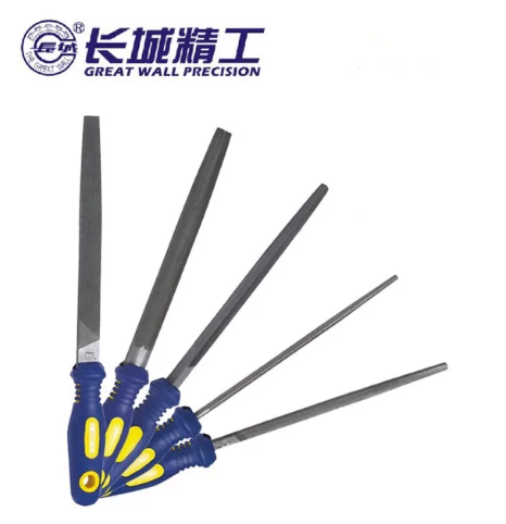长城精工 413723 塑柄中齿三角锉