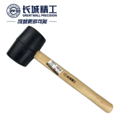 长城精工 256081 木柄橡胶锤80Z-木材