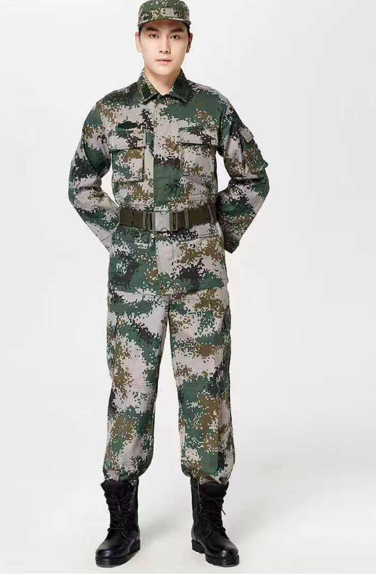 君御 07夏 丛林迷彩服（含帽子 腰带）-4XL