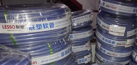 联塑 PVC透明网管软管涤纶纤维增强软管 25*30mm （30m）-根