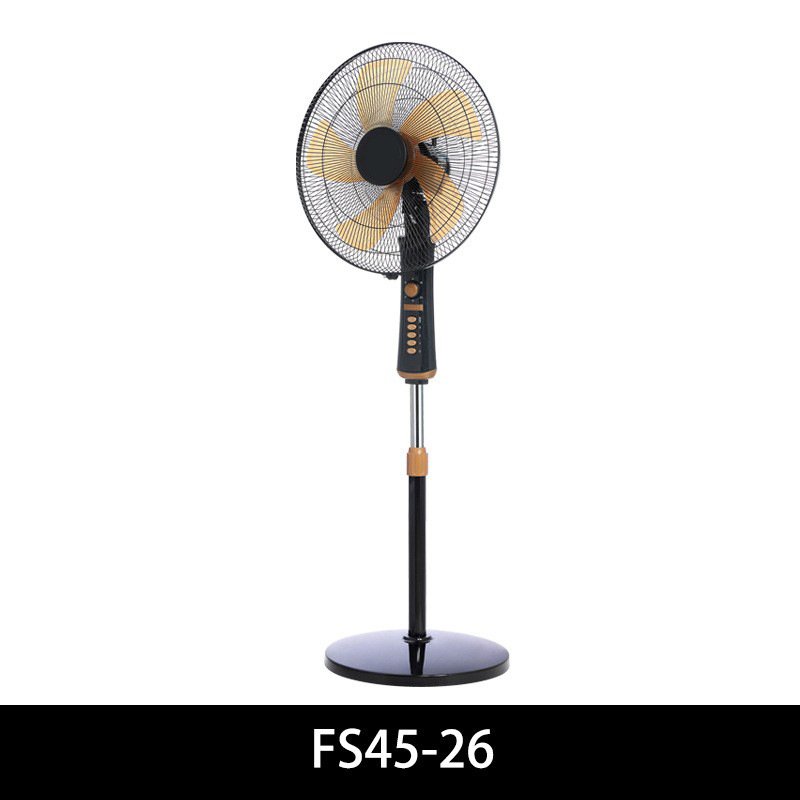 国产普通 钻石牌 FS45-26 18寸落地扇牛角叶大风力静音摇头四档风速机械式定时电风扇-其他