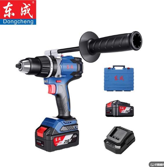 东成 DCJZ03-13E 充电手电钻4.0Ah两电一充-把