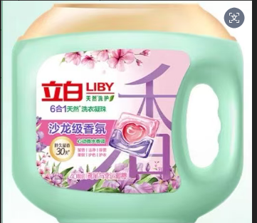 立白 6920174781281 沙龙香氛天然洗衣凝珠（鸢尾与幸运暖樱）40颗-400g