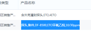 梅思安 10160486-SP 探头备件DF-8500ETO环氧乙烷10/30ppm-气体检测仪