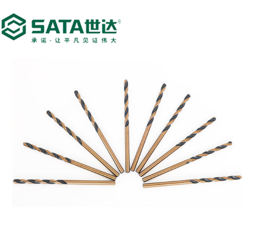 世达工具 52640 10件套高速钢全磨制黑金麻花钻-4mm