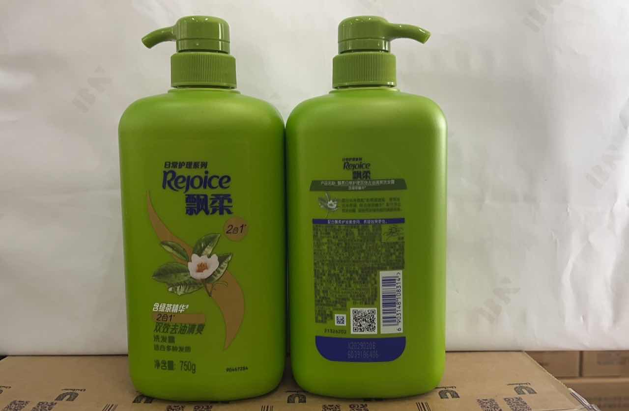 飘柔 日常护理双效去油清爽型 洗发露 (绿茶)-750g