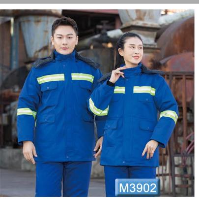 君御 M3902 全工艺涤棉厚纱卡棉服-4XL