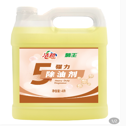 洁劲100狮王 强力 除油剂(PE瓶/纸箱)-4L