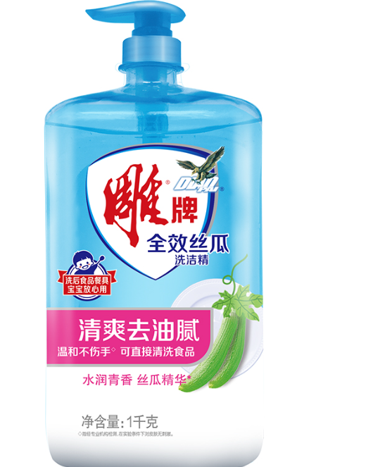 雕牌 全效丝瓜 洗洁精（水润青香丝瓜精华）-1kg