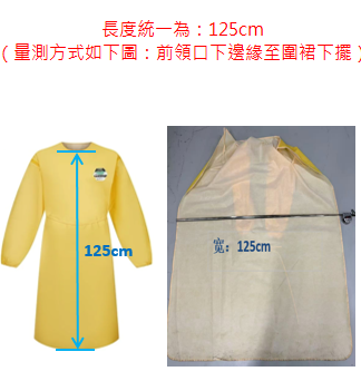 君御  GAJ3500防化反穿衣反穿围裙 （定制1.25米）-均码