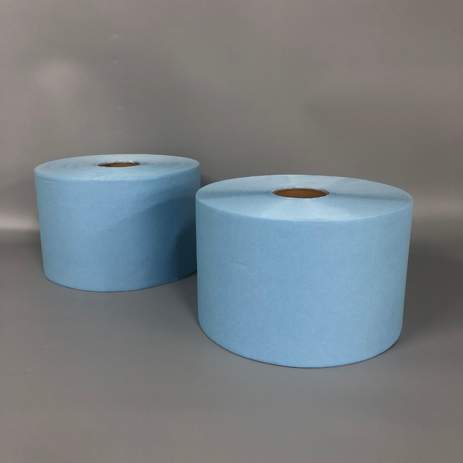 SY 蓝色大卷擦拭纸  60g/m² 25×38cm×500片/卷-包
