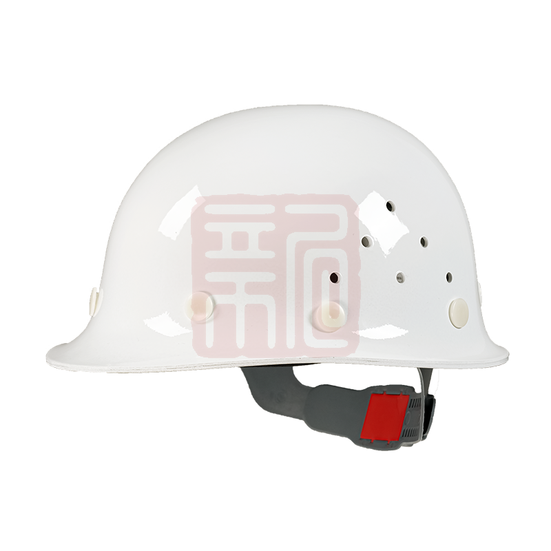 君御 1533 玻璃钢盔式安全帽（YD型下颏带）-定制款不带孔-蓝色