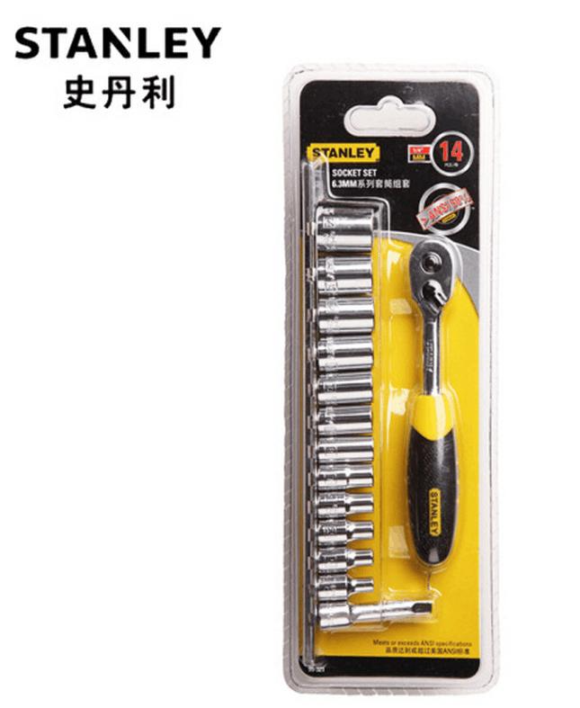 史丹利 95-321-1-23 14件6.3MM系列套筒组套-套