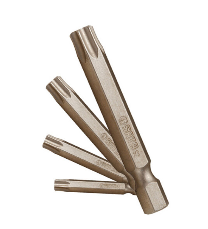 世达工具 59335 5件套6.3MM系列50MM长花形旋具头T25-套