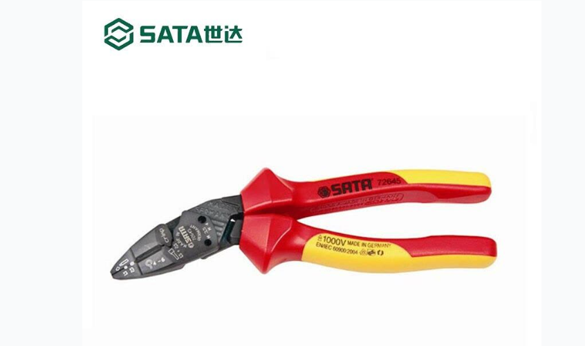 世达工具 72645 G系列省力型VDE多功能绝缘耐压斜嘴钳7-把