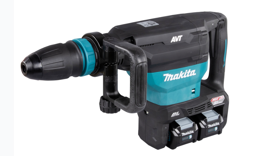 牧田（MAKITA） HM002GZ03 充电式电镐-两电一充5.0单口快充机器一次用2块电池-把