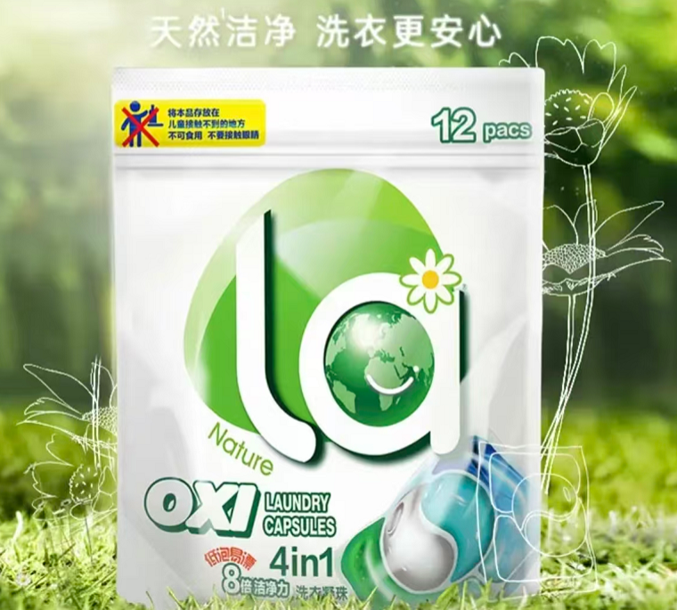 威露士 La有氧洗4in1 洗衣凝珠袋装10ml*12粒-盒