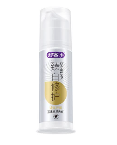 舒克 臻白修护泵装 牙膏-100ml