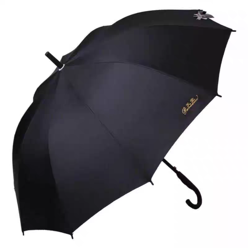 天堂 193E黑丝黑胶直杆晴雨伞升级版