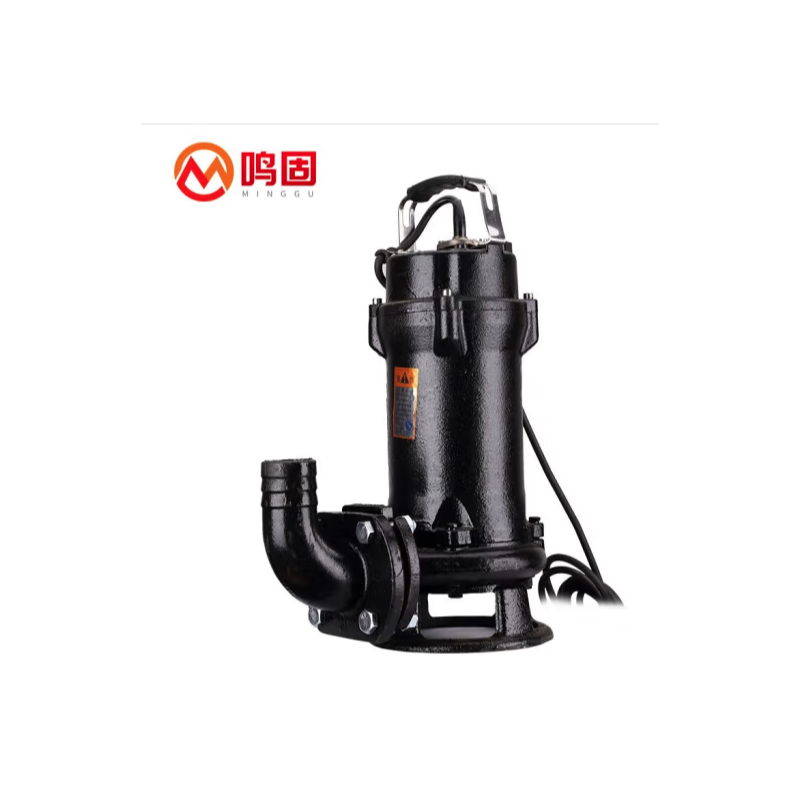 鸣固 防汛污水泵大流量抽水泵 单相1100W/220V2寸口污水切割泵